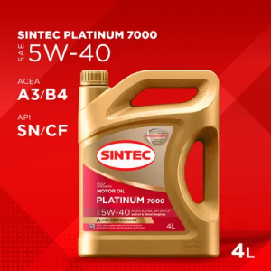 Масло моторное Sintec Platinum 7000 5W-40 синтетика 4л
