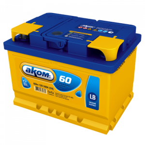 Аккумулятор  АКОМ LB 60 а/ч ЕВРО 590А (обр.)
